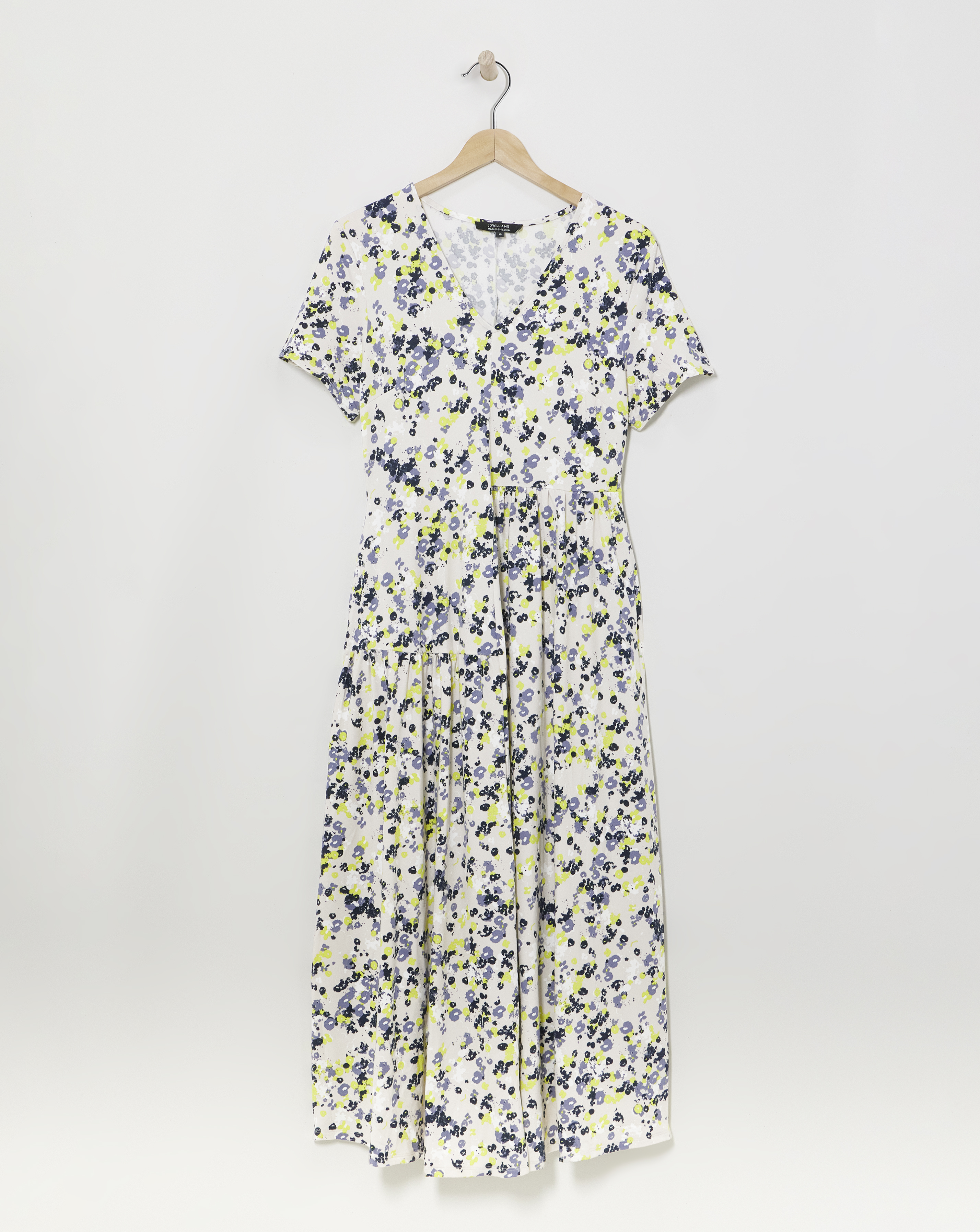 Soft TouchTiered Asymmetric Swing Dress