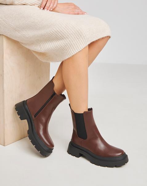 Chunky Chelsea Ankle Boots Ex Wide