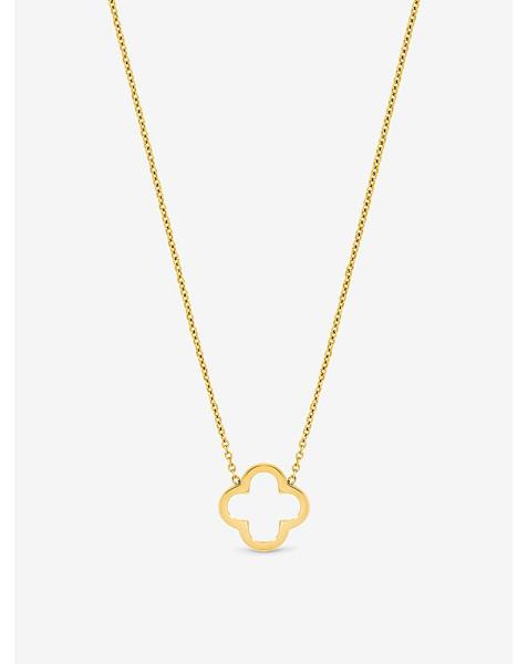 Waterproof Gold Plated Clover Pendant