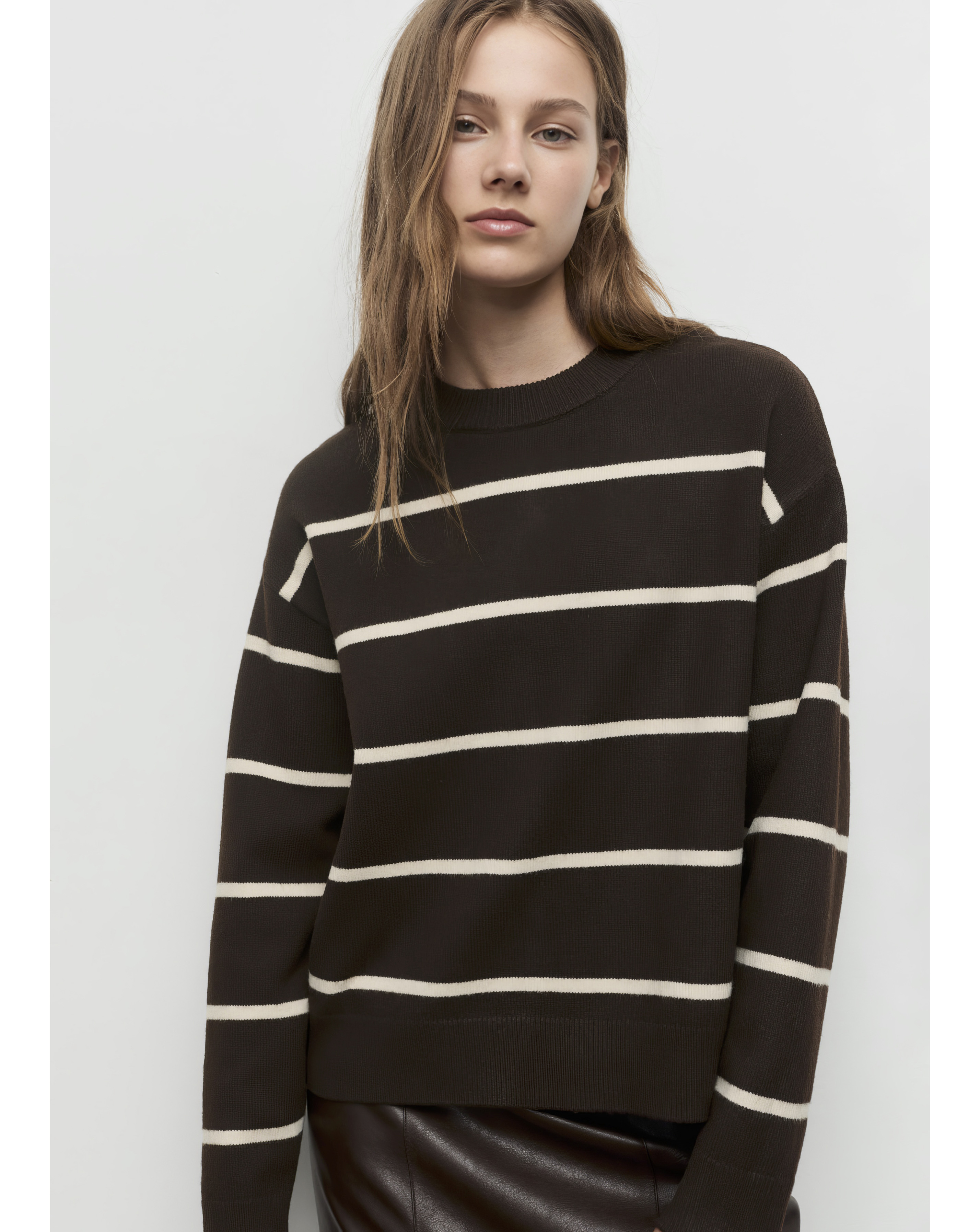 Mango Stripe Sweater