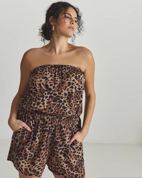 Shirred Beach Playsuit