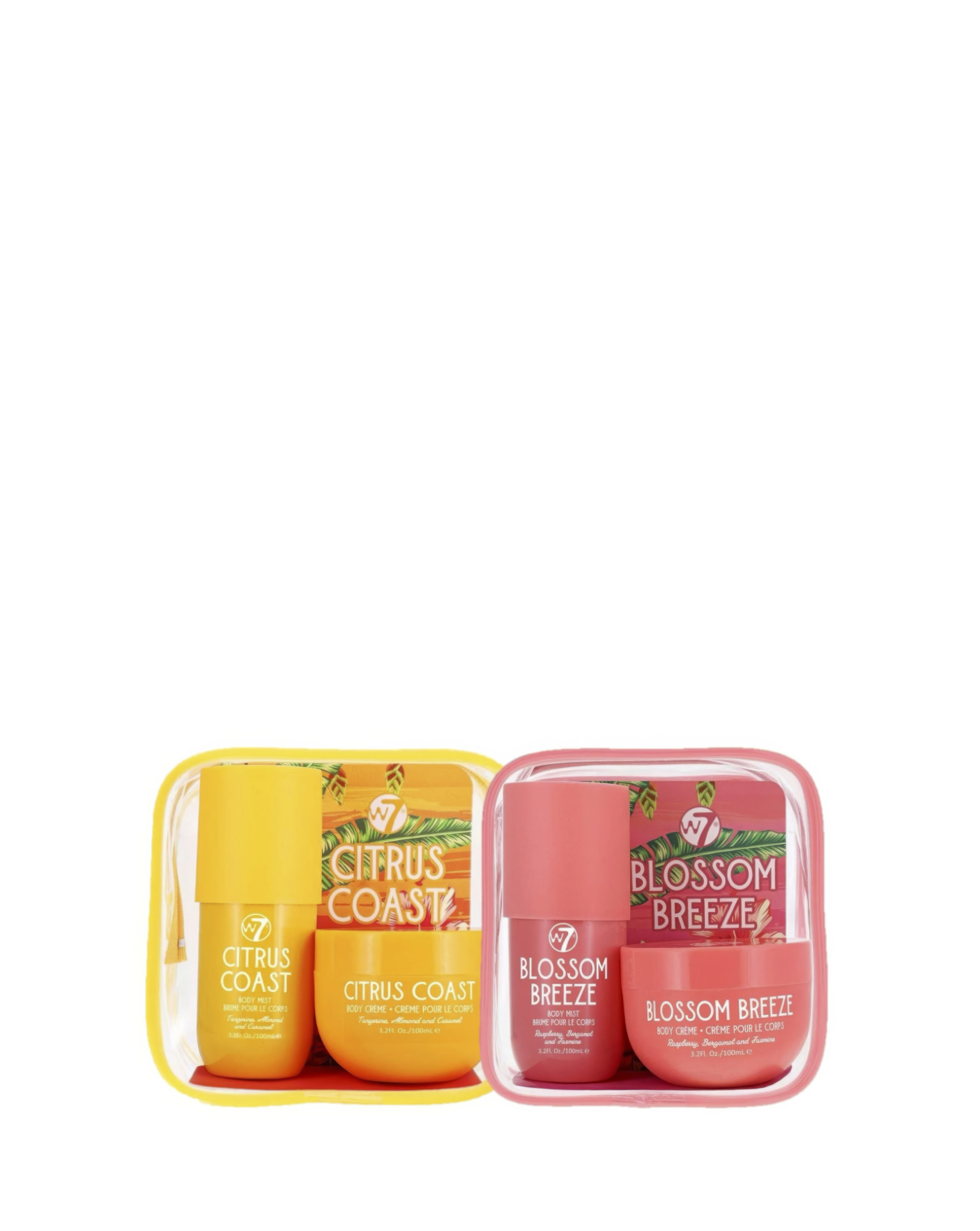 W7 Body Mist And Cream Set Gift
