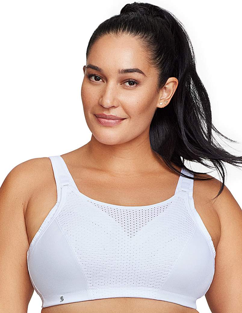 Glamorise Women's White 1166 Sport Bra 42E