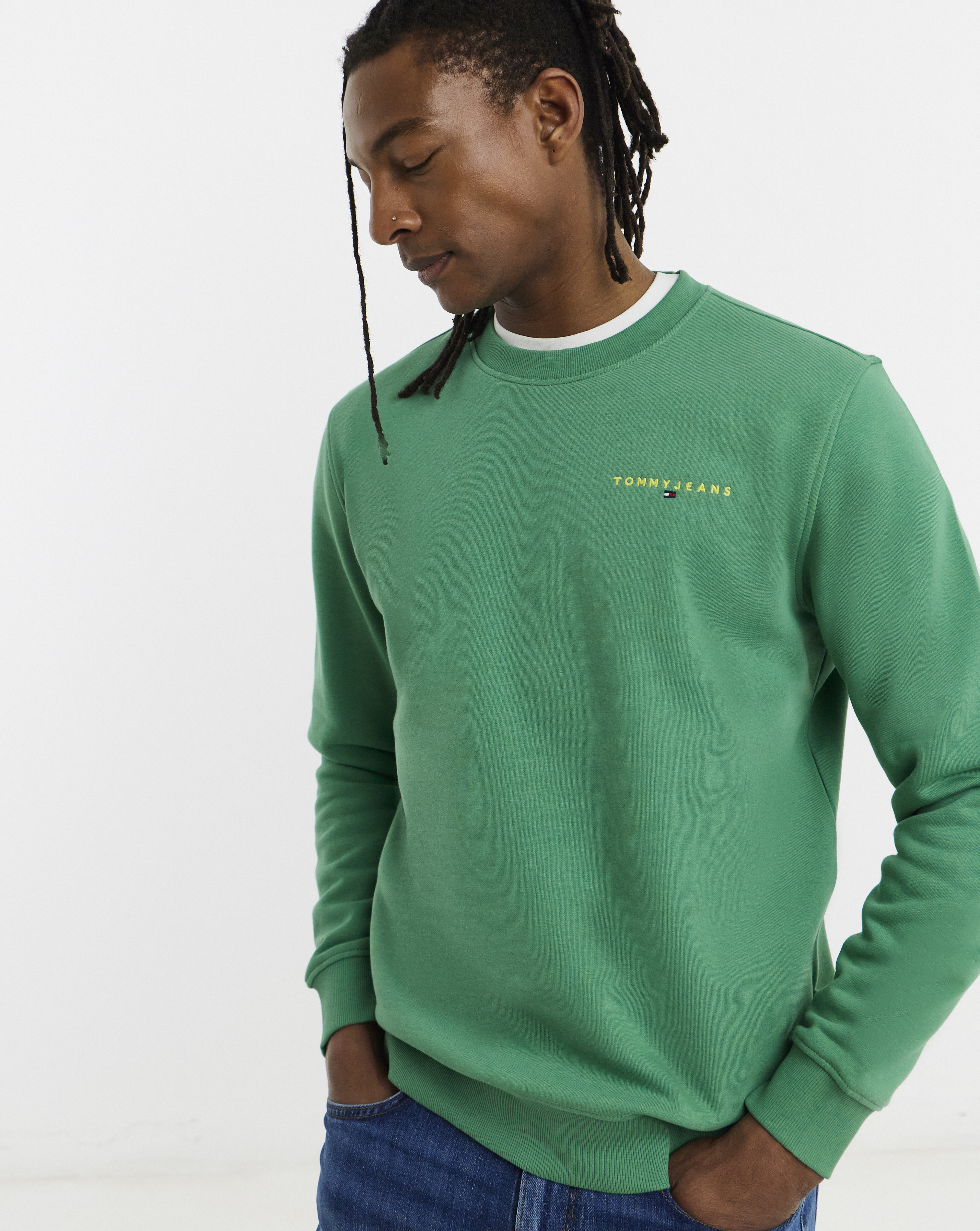 Tommy Jeans Linear Crew Neck Sweat