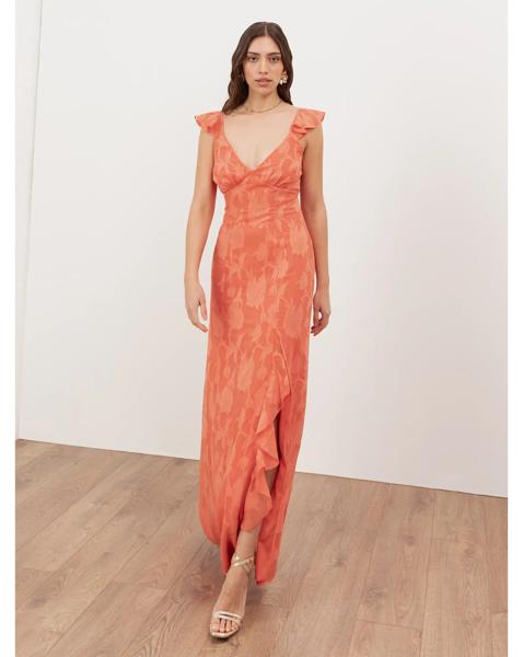 Anaya With Love Burnout Fabric Dress