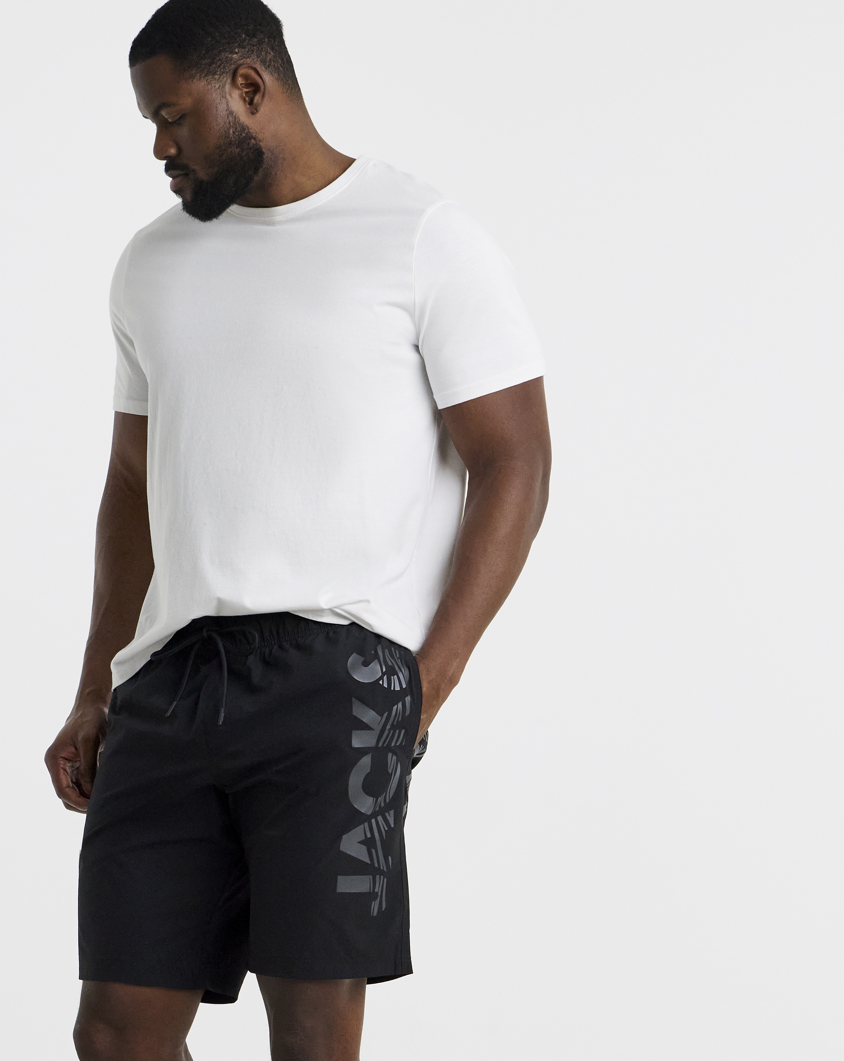 Jack & Jones Maui Logo Swim Shorts