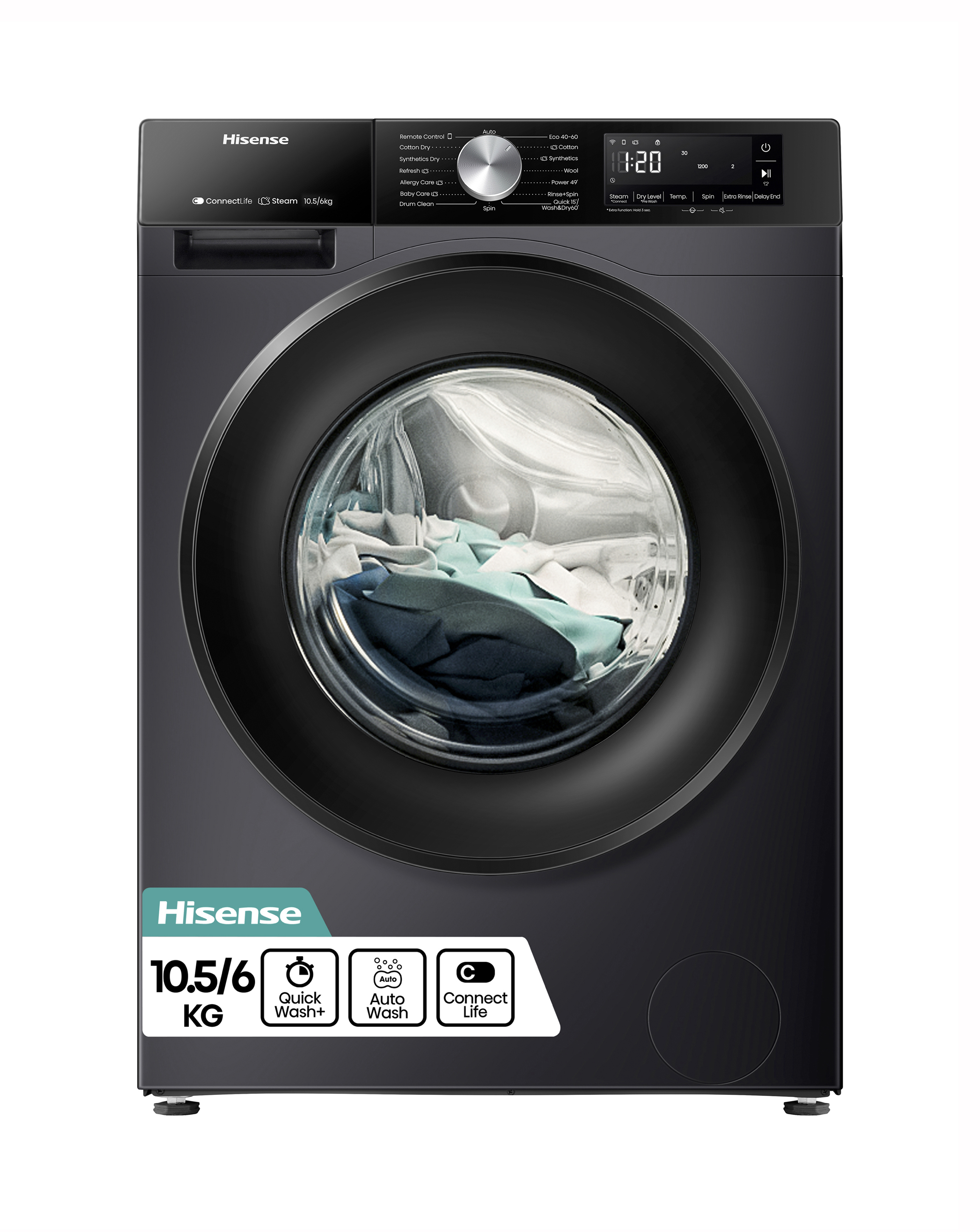 Hisense WD3S104BB3 10kg Washer Dryer