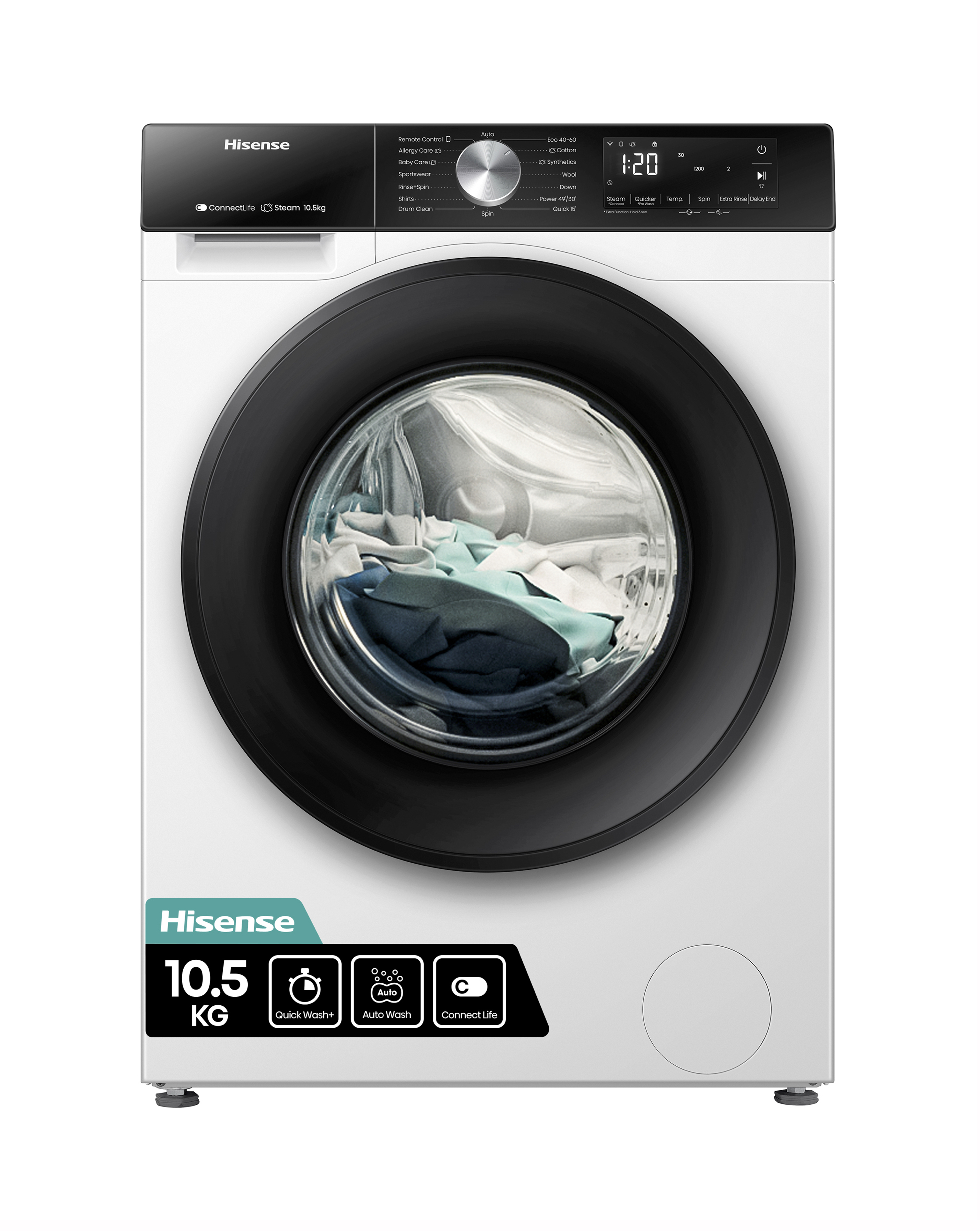 Hisense WF3S1043BW3 10kg Wash Machine
