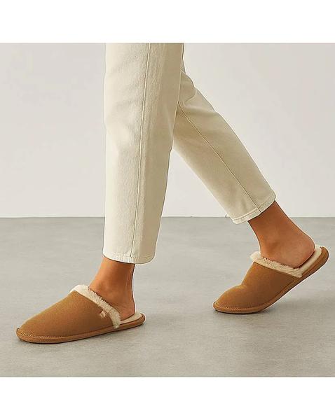 Isotoner Ladies Real Suede Mule