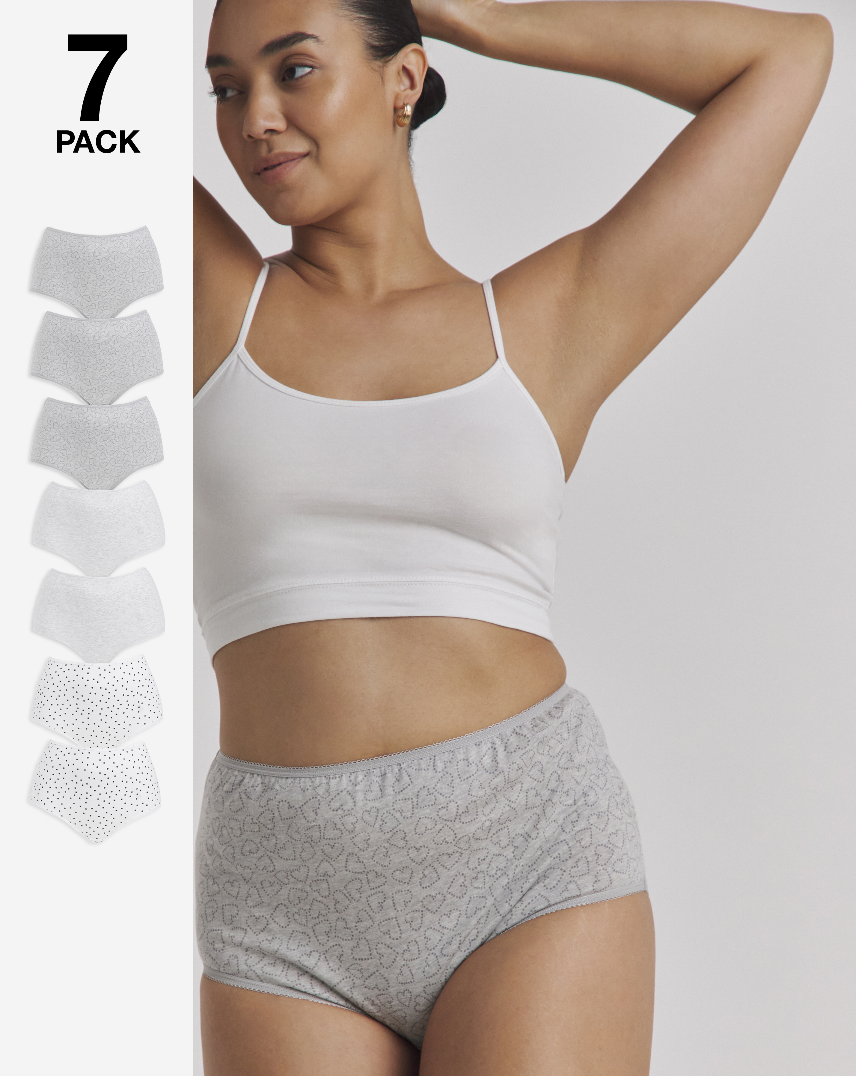 Pretty Secrets 7 Pack Full Fit Brief