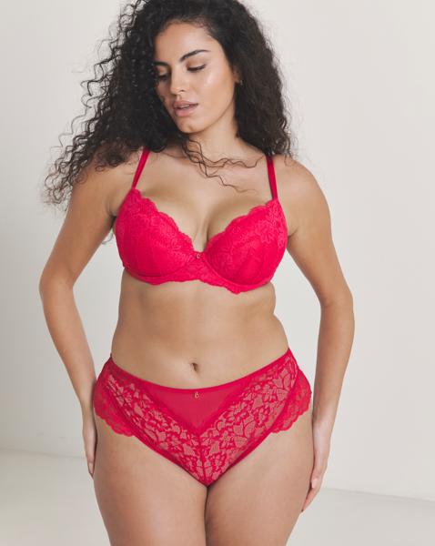 Ann Summers Sexy Lace Deep Brazilian Red