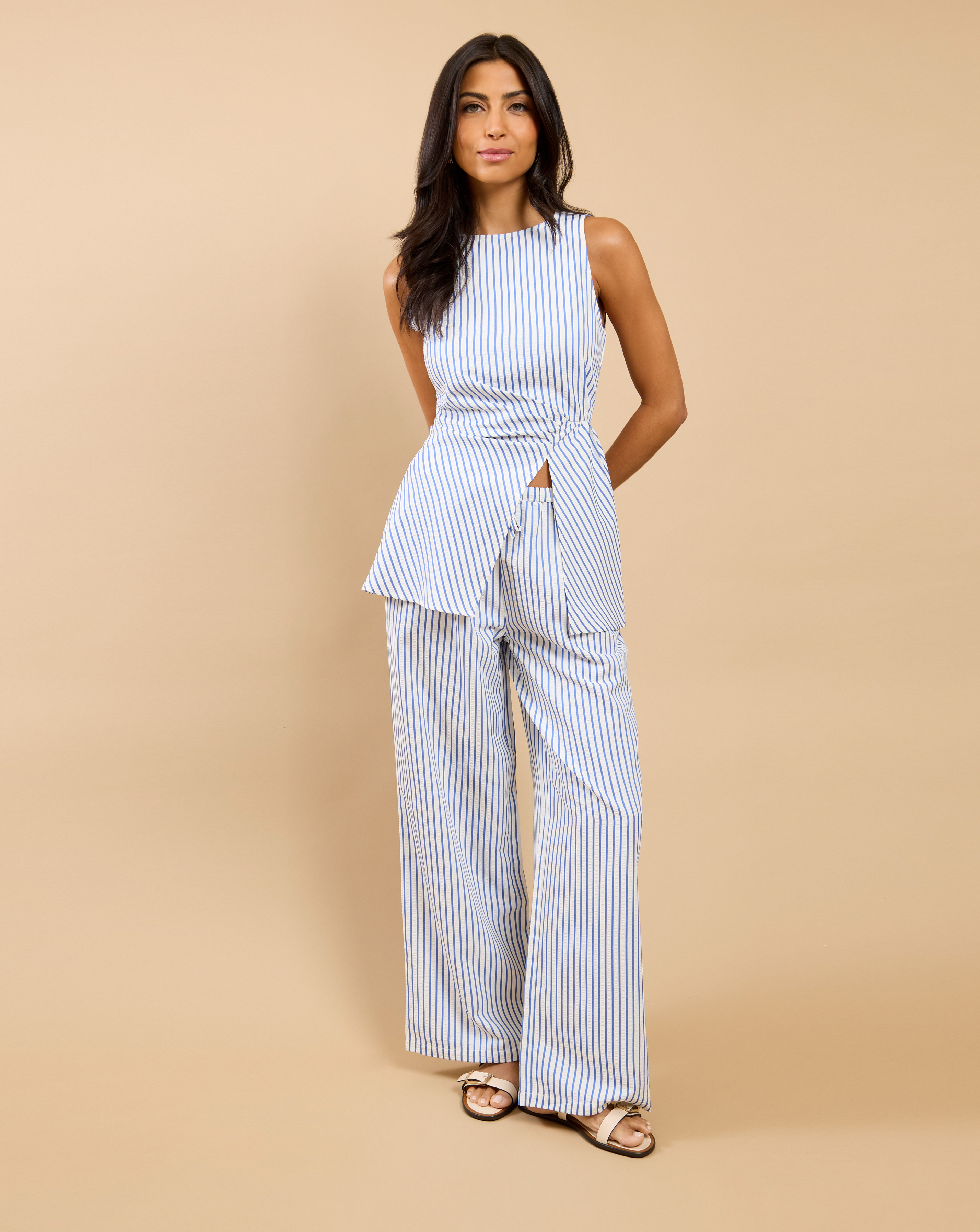 LM Blue Stripe Trouser