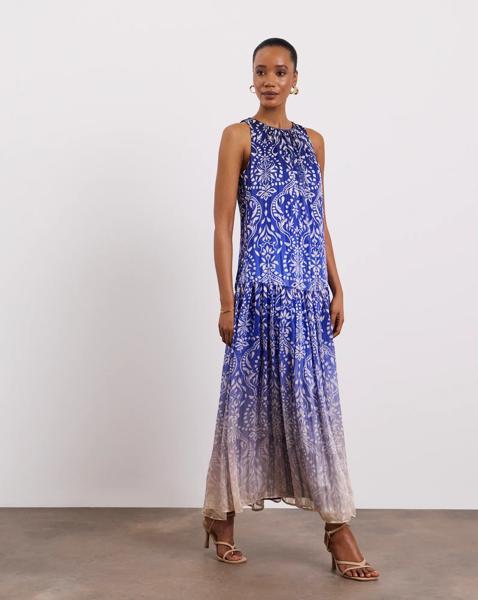 Joanna Hope Printed Halter Neck Dress