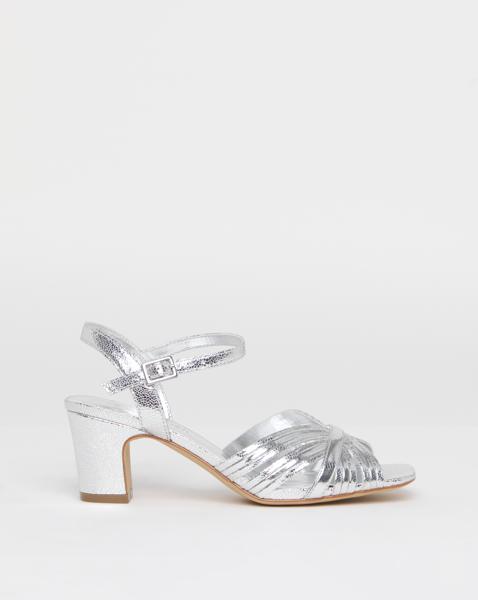 Strappy Block Heel Sandal Ex Wide