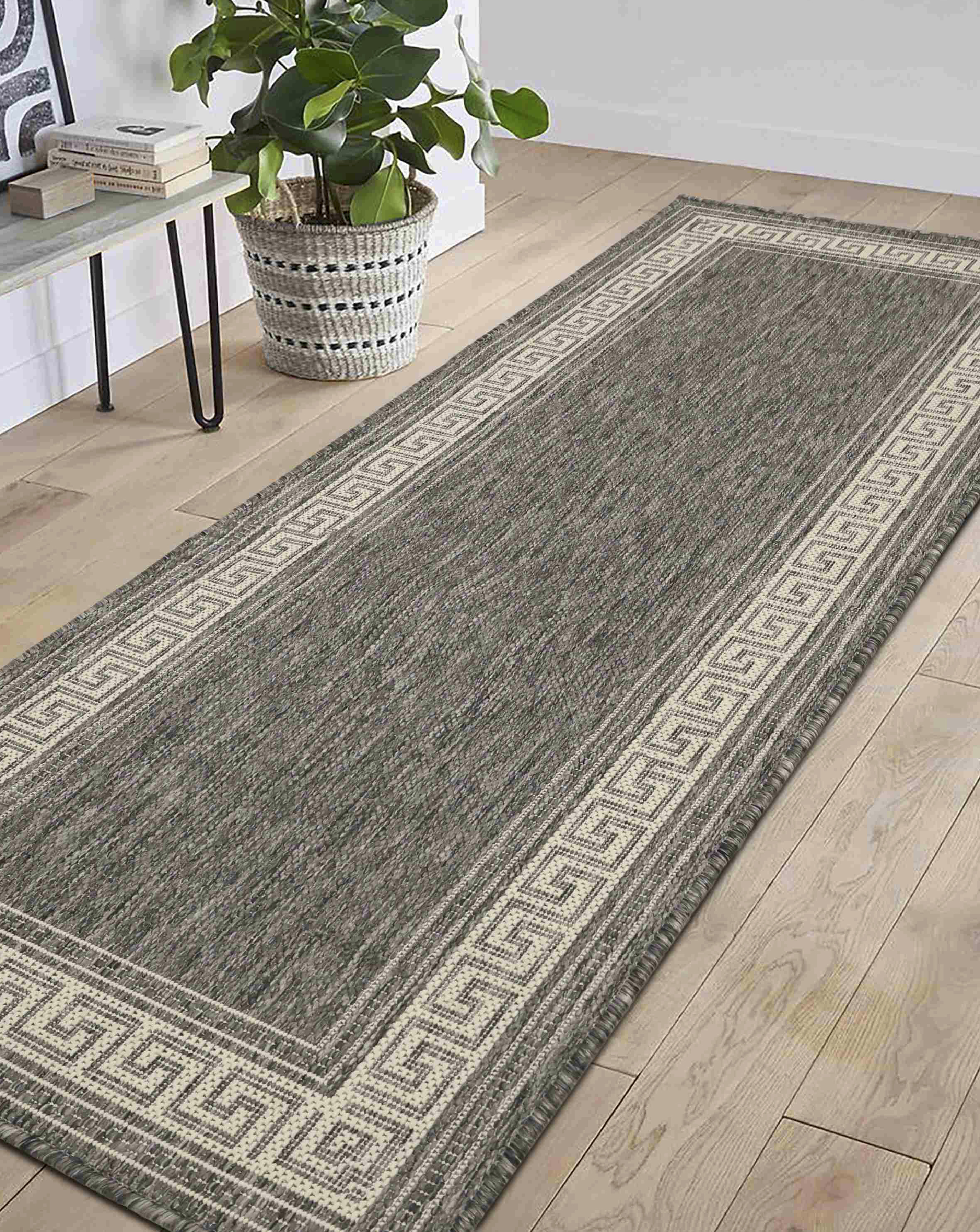 Gel Backed Greek Key Runner