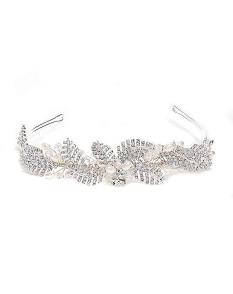 Jon Richard Leaf & Pearl Tiara