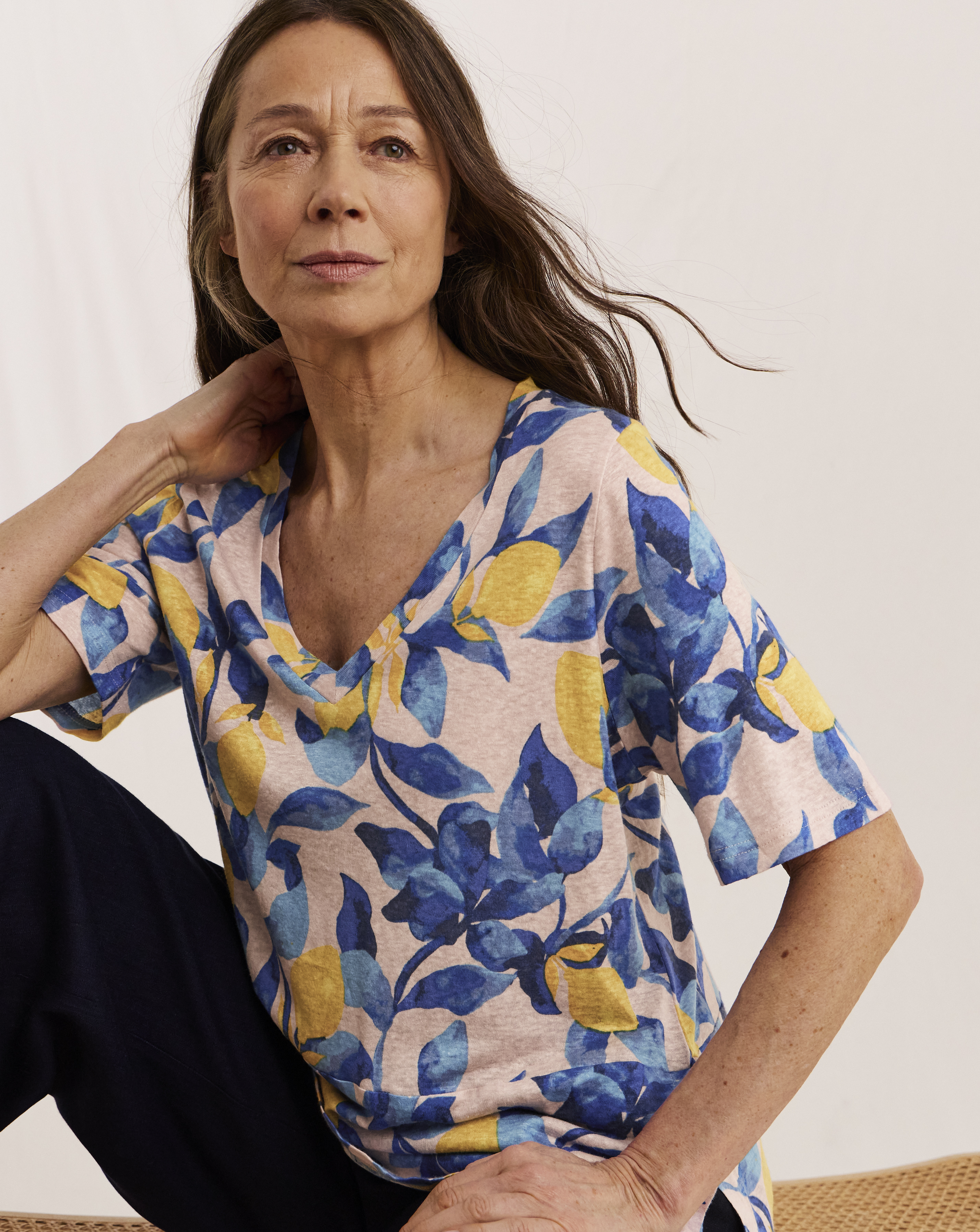 Julipa Linen Jersey Pocket Tunic