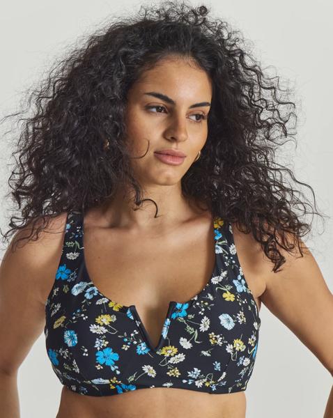 V Wire Detail Bikini Top